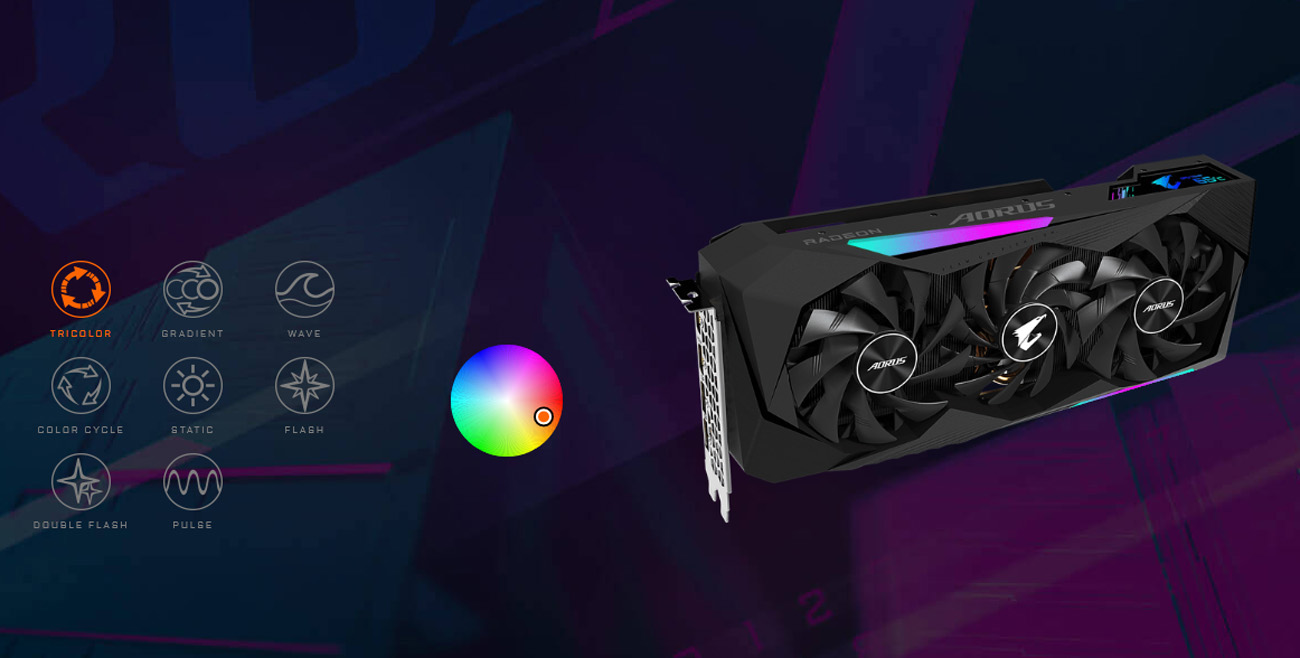 GIGABYTE AORUS Radeon RX 6800 MASTER 16G Graphics Card, MAX